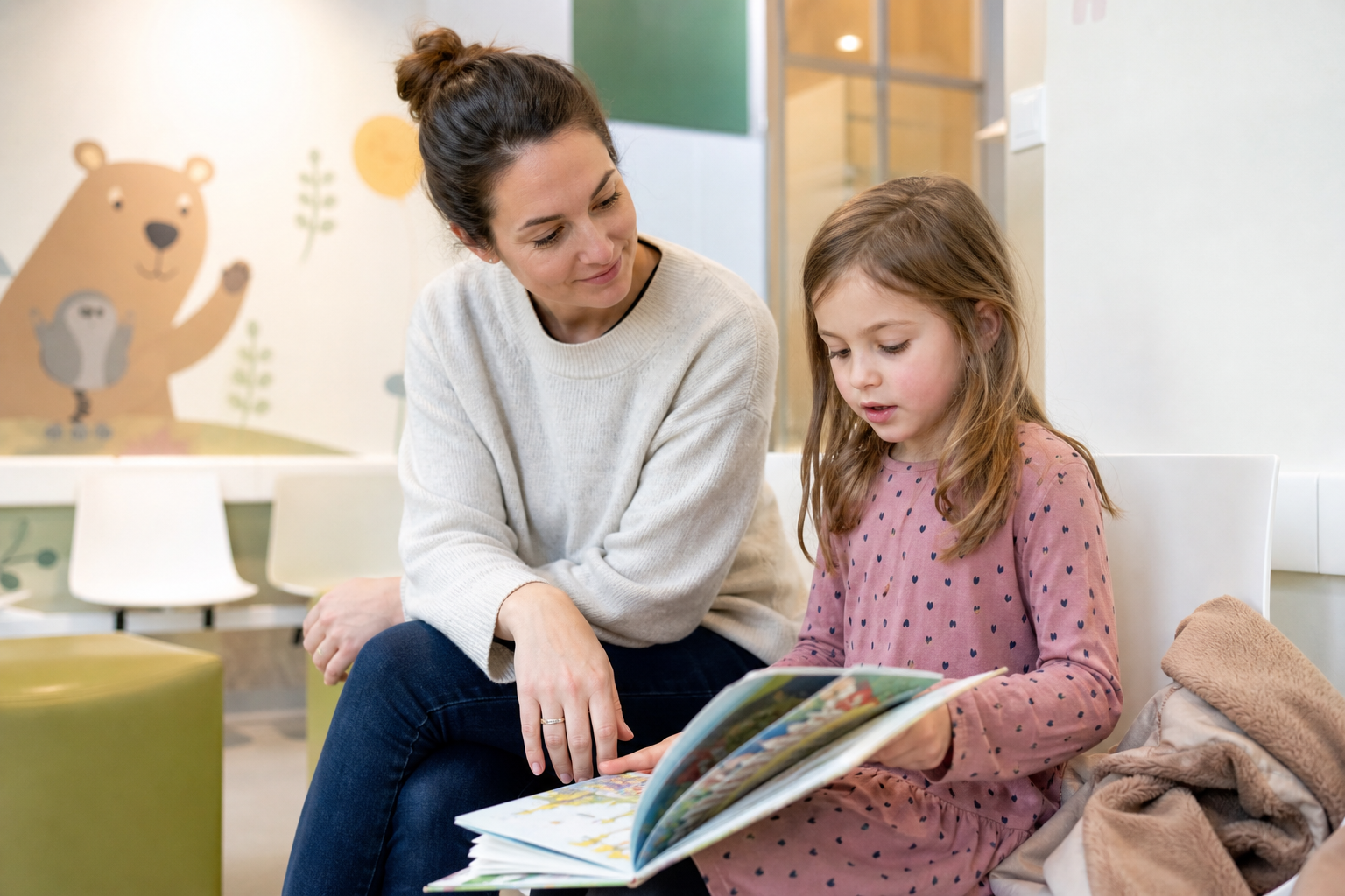Typische Situation vor einer Anfrage zum Thema Gesundheitsvorsorge für Kinder